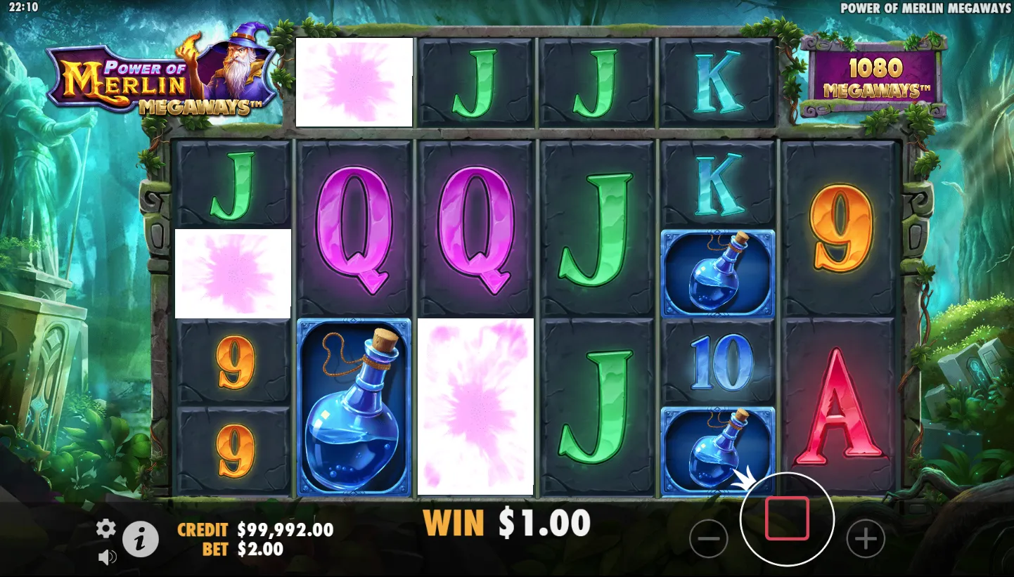 Power of Merlin Megaways screenshot 2