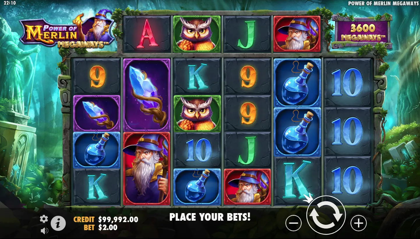 Power of Merlin Megaways screenshot 3
