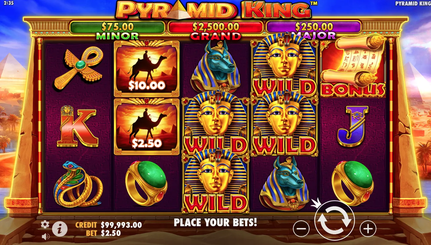 Pyramid King screenshot 1