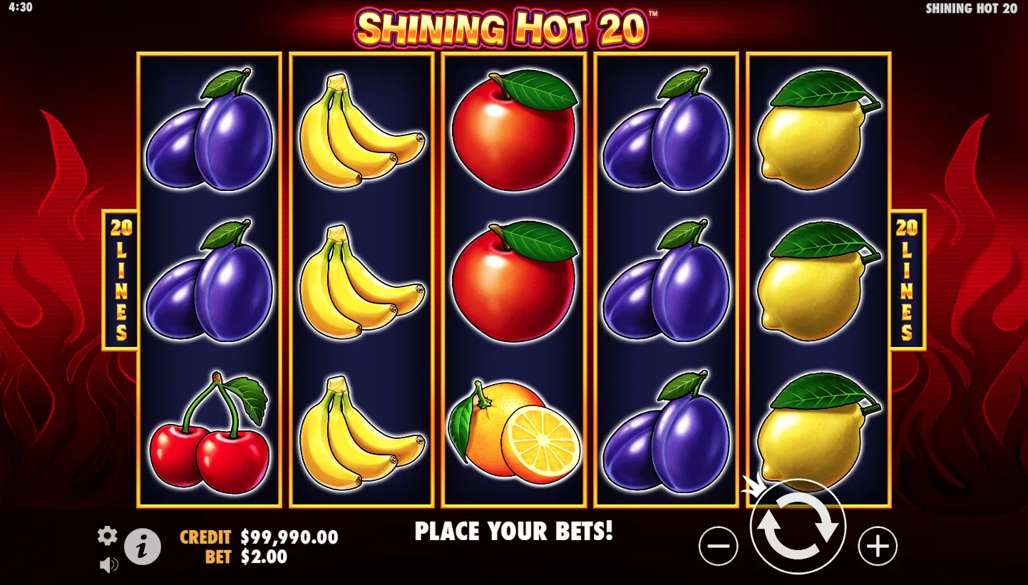 Shining Hot 20 screenshot 3