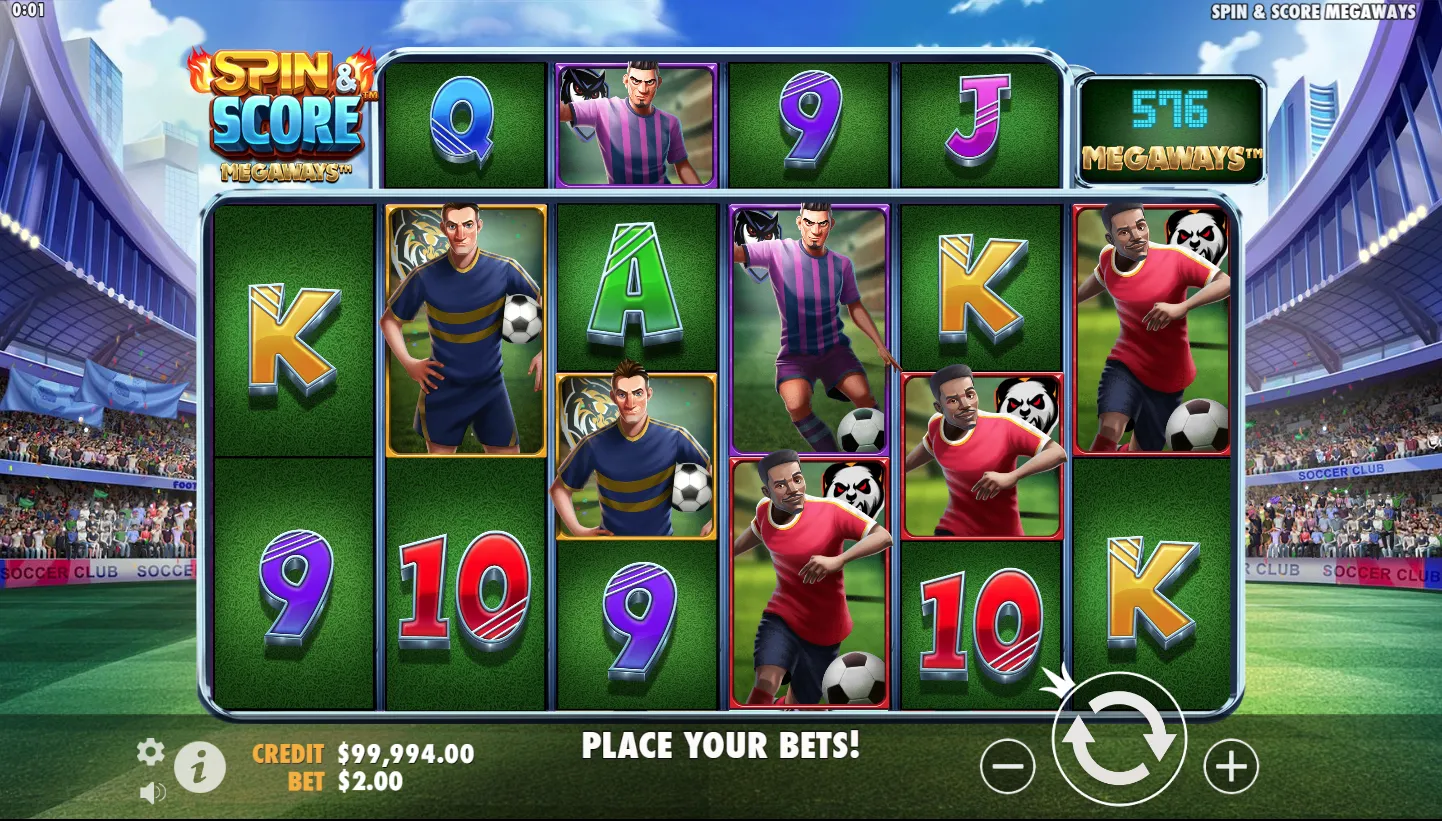 Spin and Score Megaways slot game