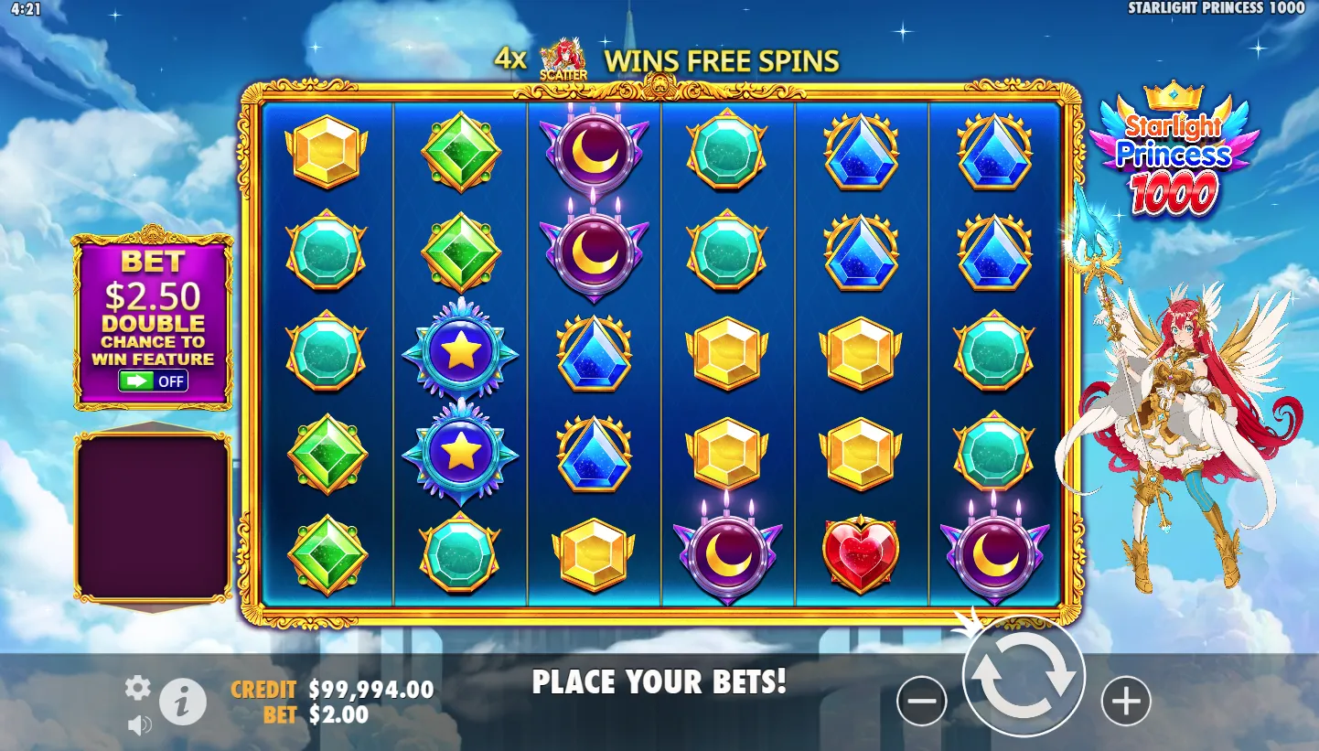 Starlight Princess 1000 screenshot 1