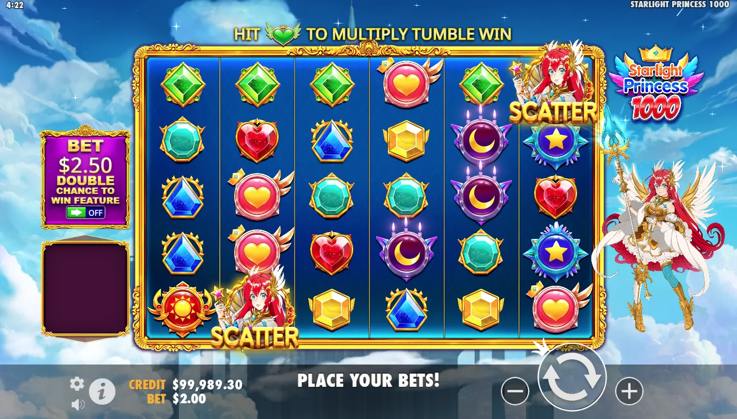 Starlight Princess 1000 screenshot 3