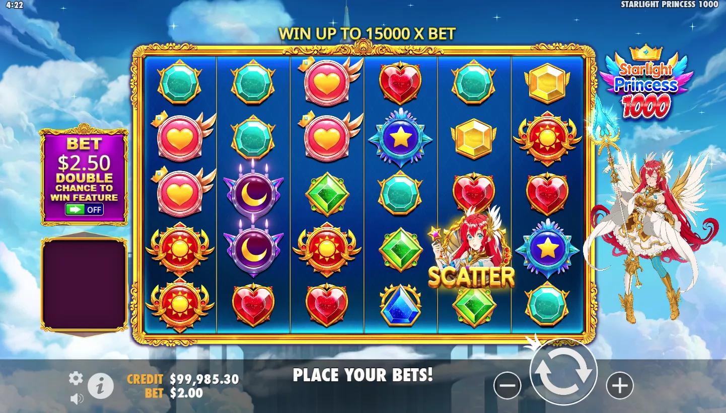 Starlight Princess 1000 screenshot 4