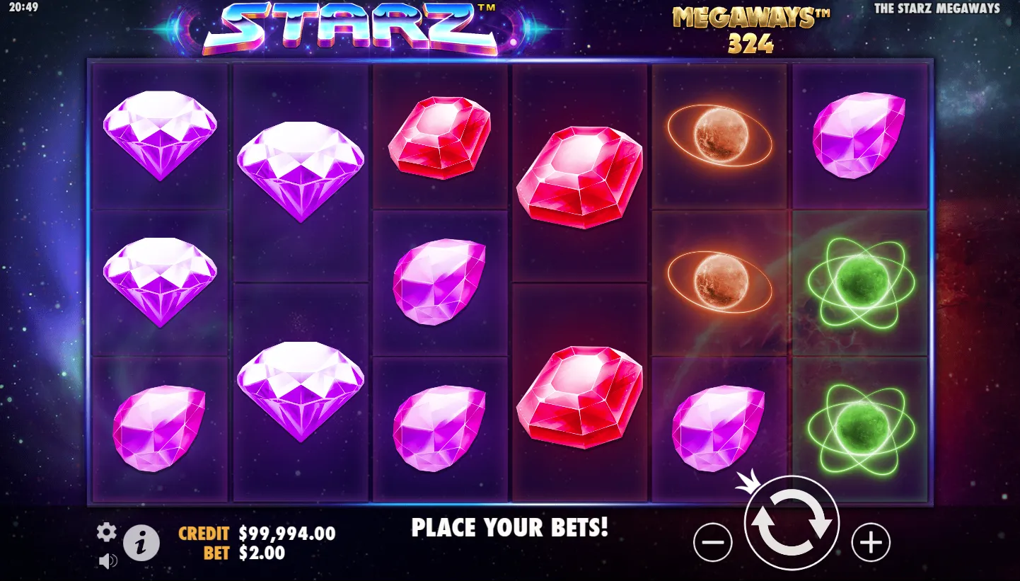 Starz Megaways screenshot 1