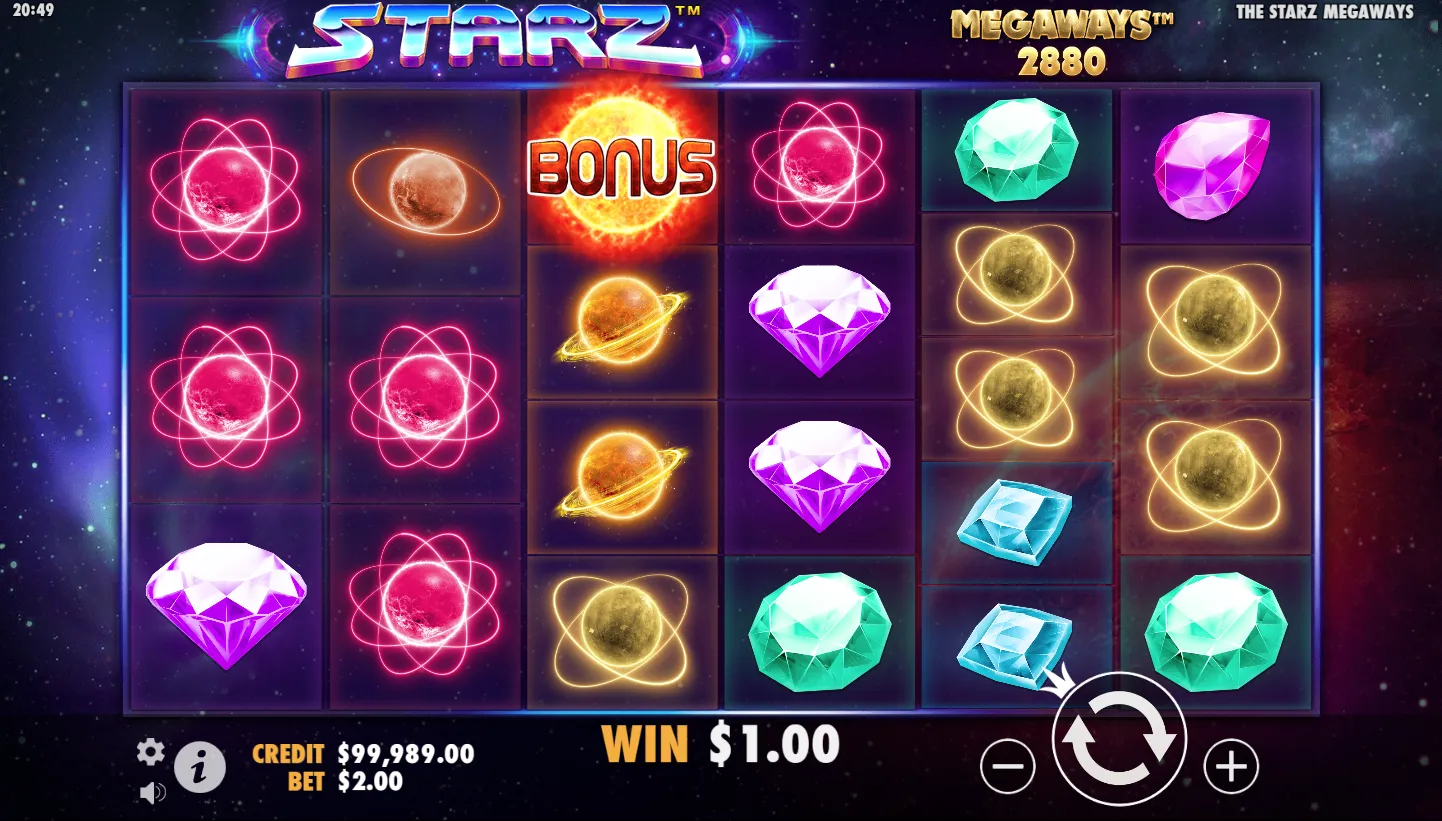 Starz Megaways screenshot 3