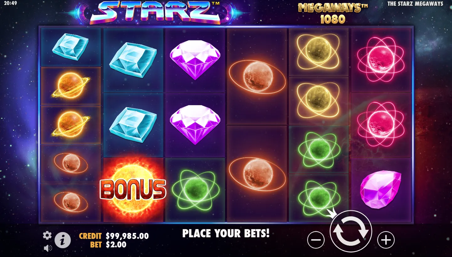 Starz Megaways screenshot 5