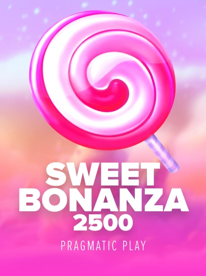 Vertical Sweet Bonanza 2500 cover with a giant lollipop