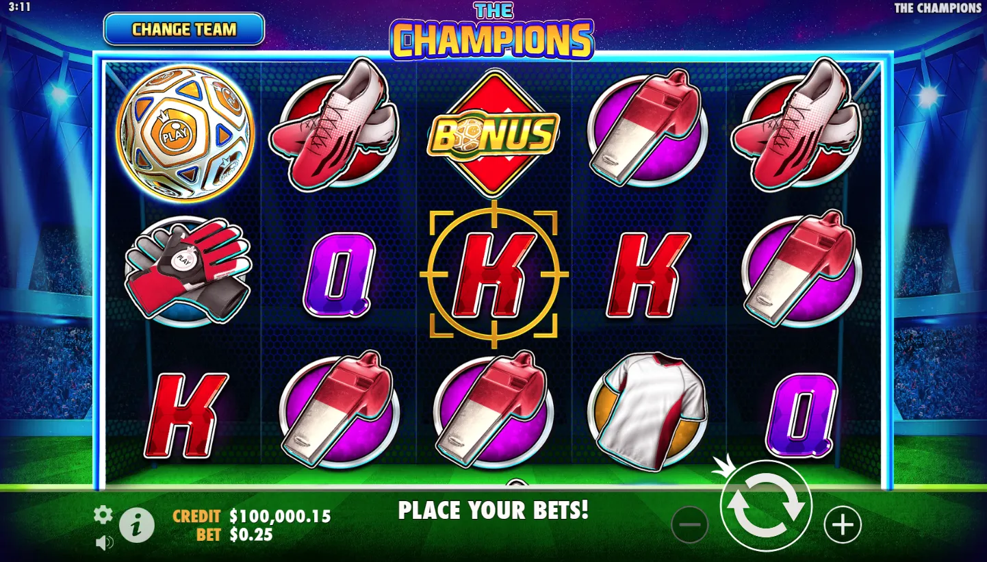 The Champions slot game