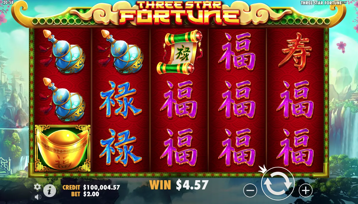 Three Star Fortune screenshot 1