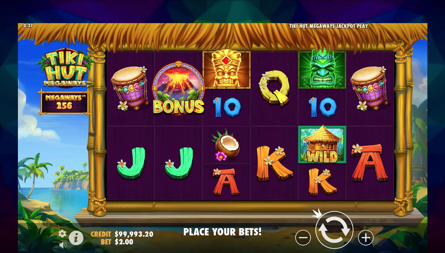 Tiki Hut Megaways screenshot 2
