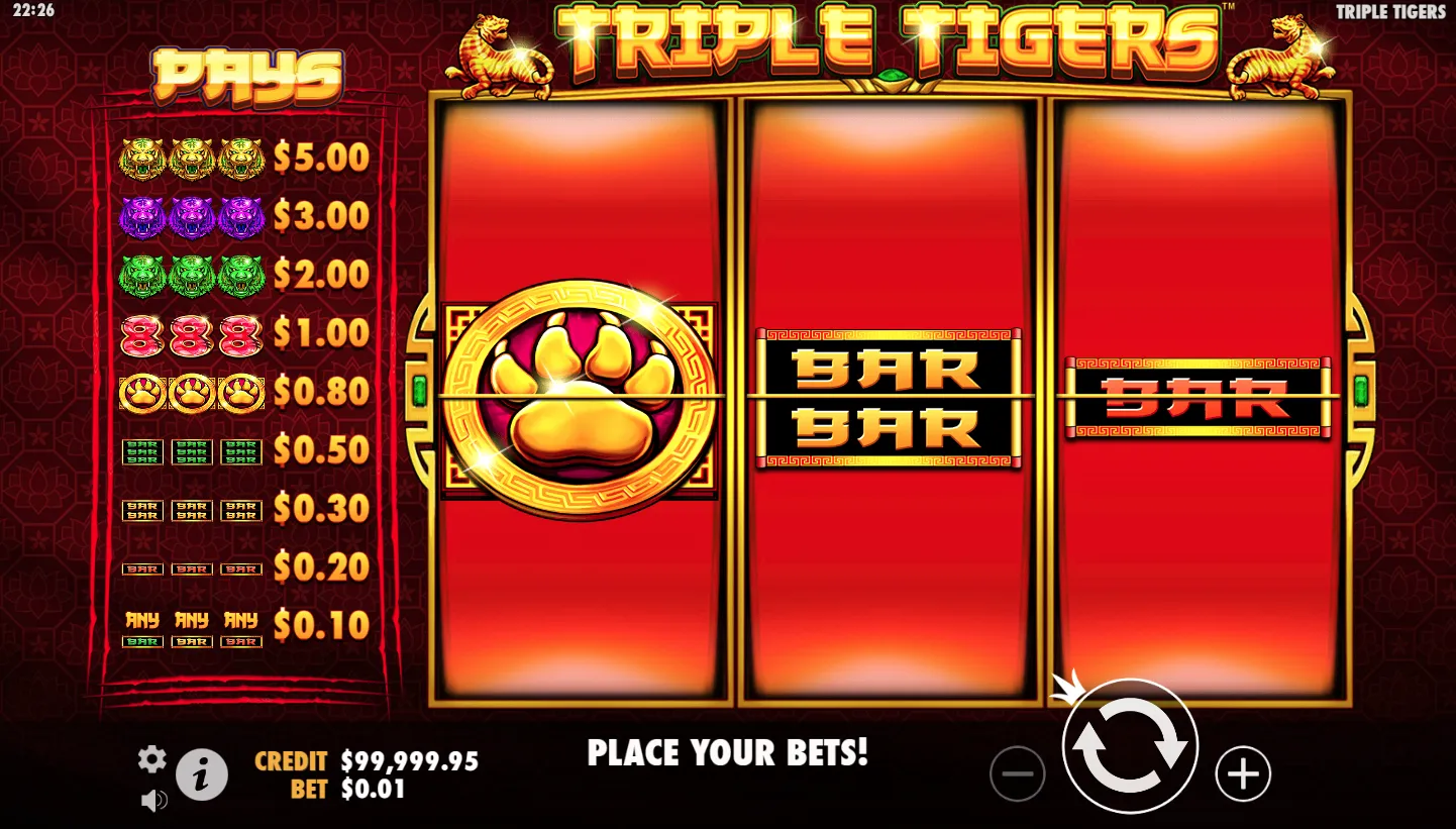 Triple Tigers screenshot 2