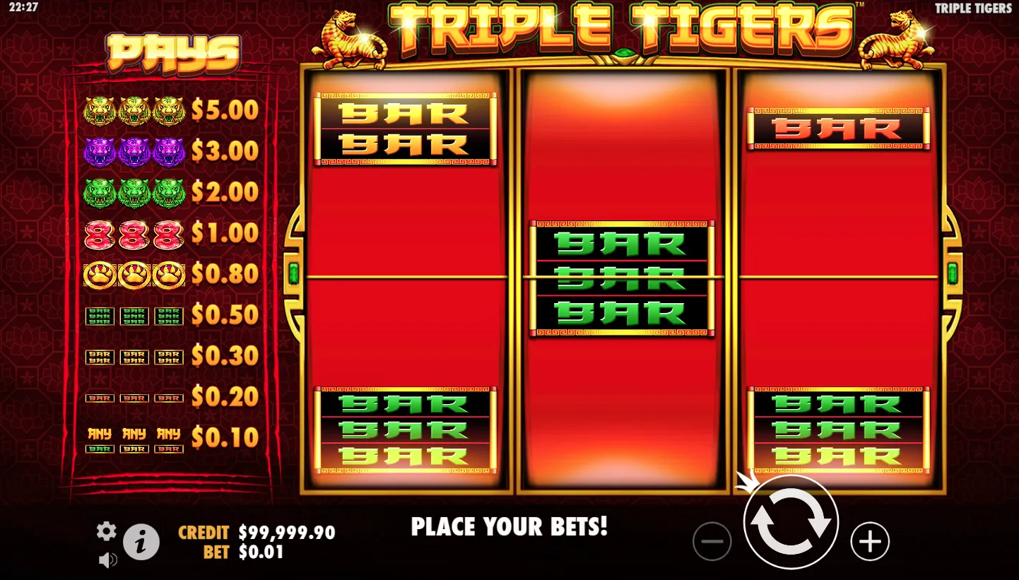 Triple Tigers screenshot 5