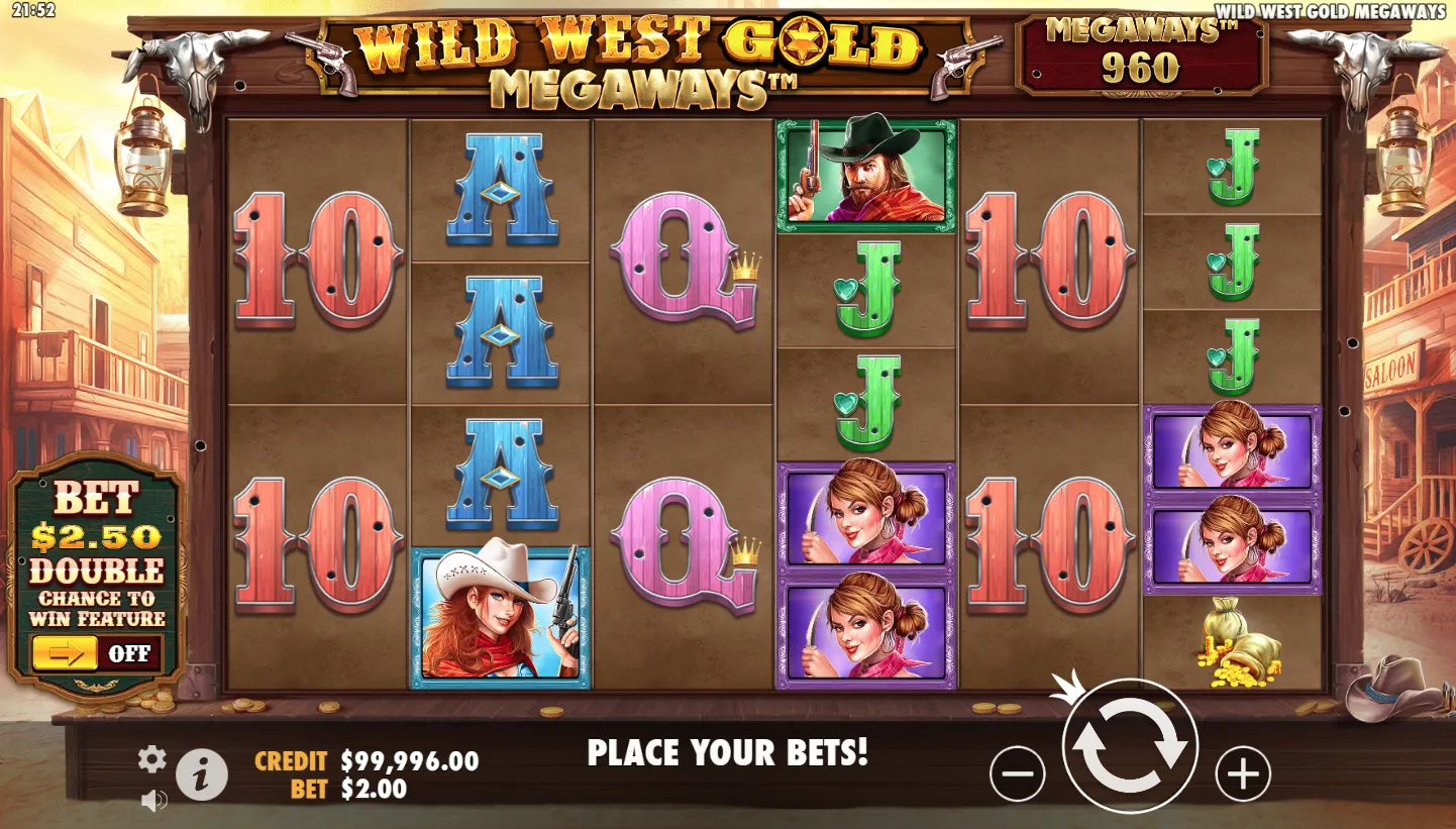 Wild West Gold Megaways screenshot 1