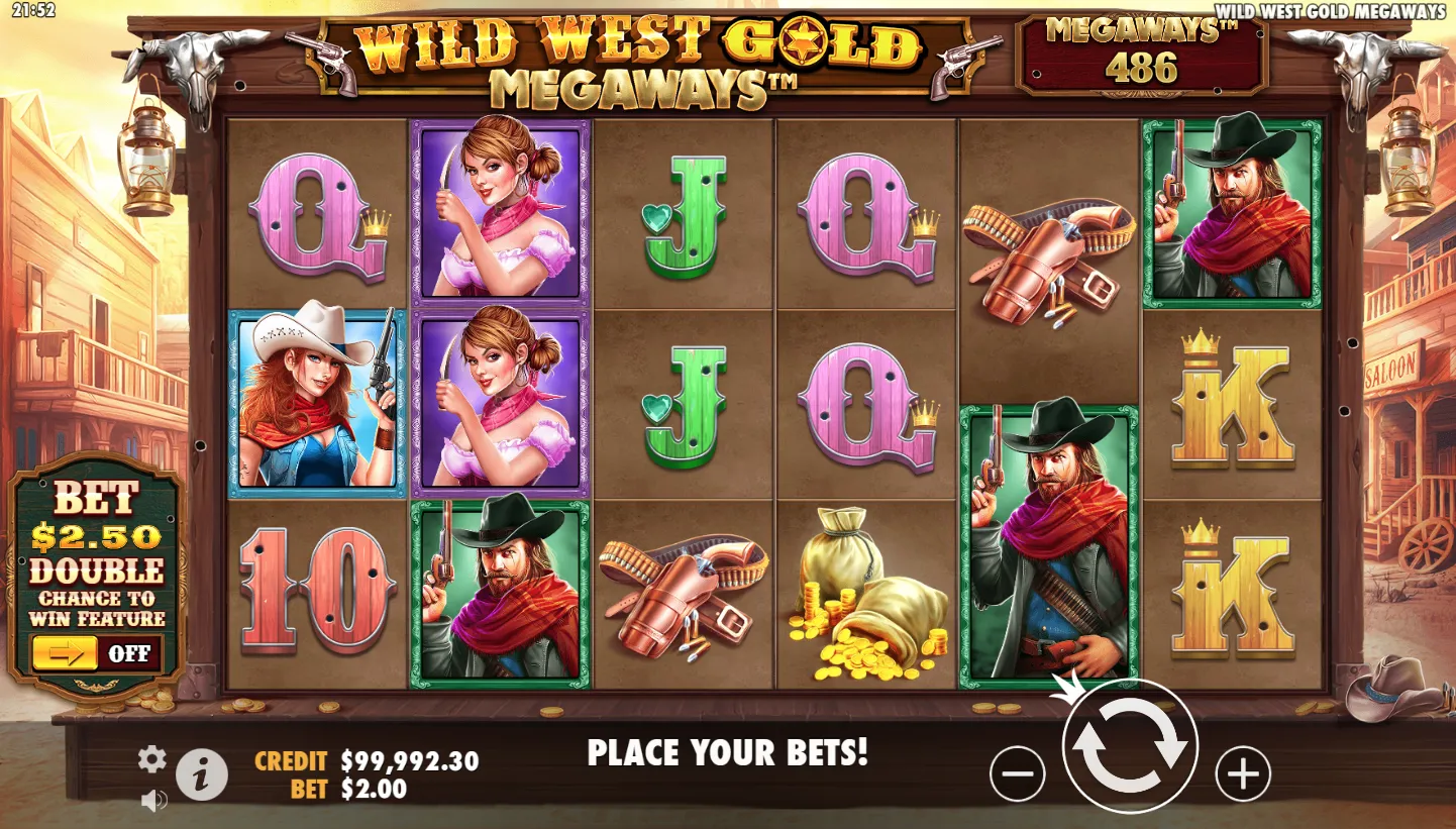 Wild West Gold Megaways screenshot 2