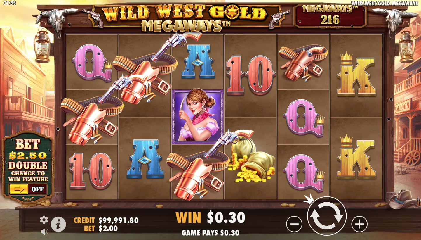Wild West Gold Megaways screenshot 4