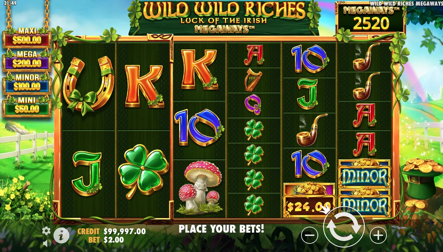 Wild Wild Riches Megaways screenshot 1