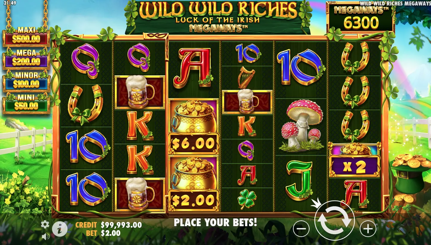 Wild Wild Riches Megaways screenshot 2