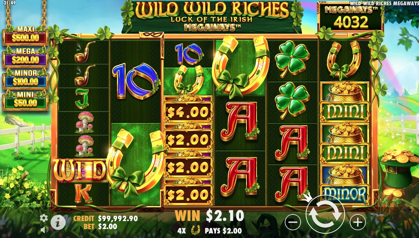 Wild Wild Riches Megaways screenshot 3