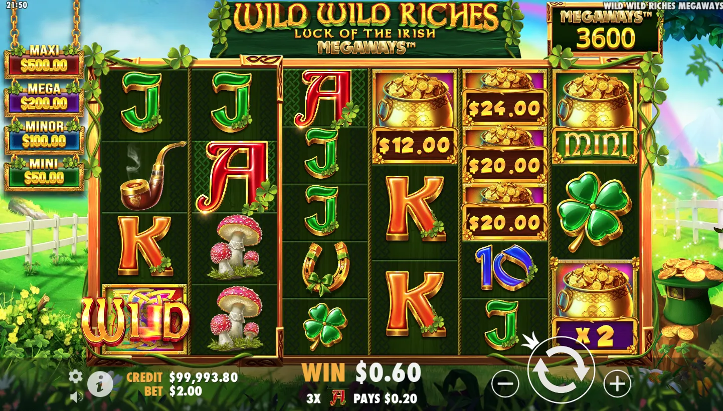 Wild Wild Riches Megaways screenshot 4
