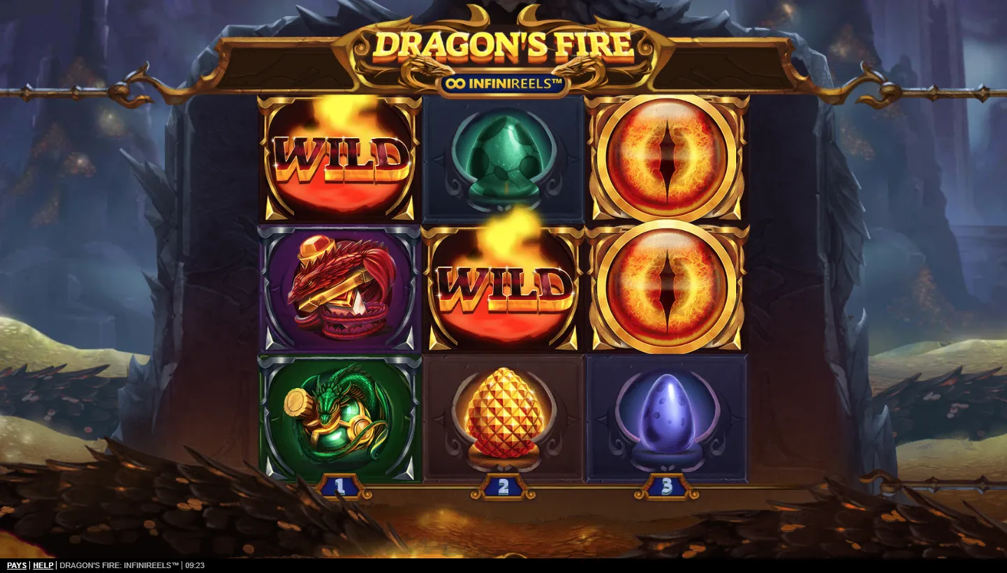 Dragons Fire Infinireels screenshot 1