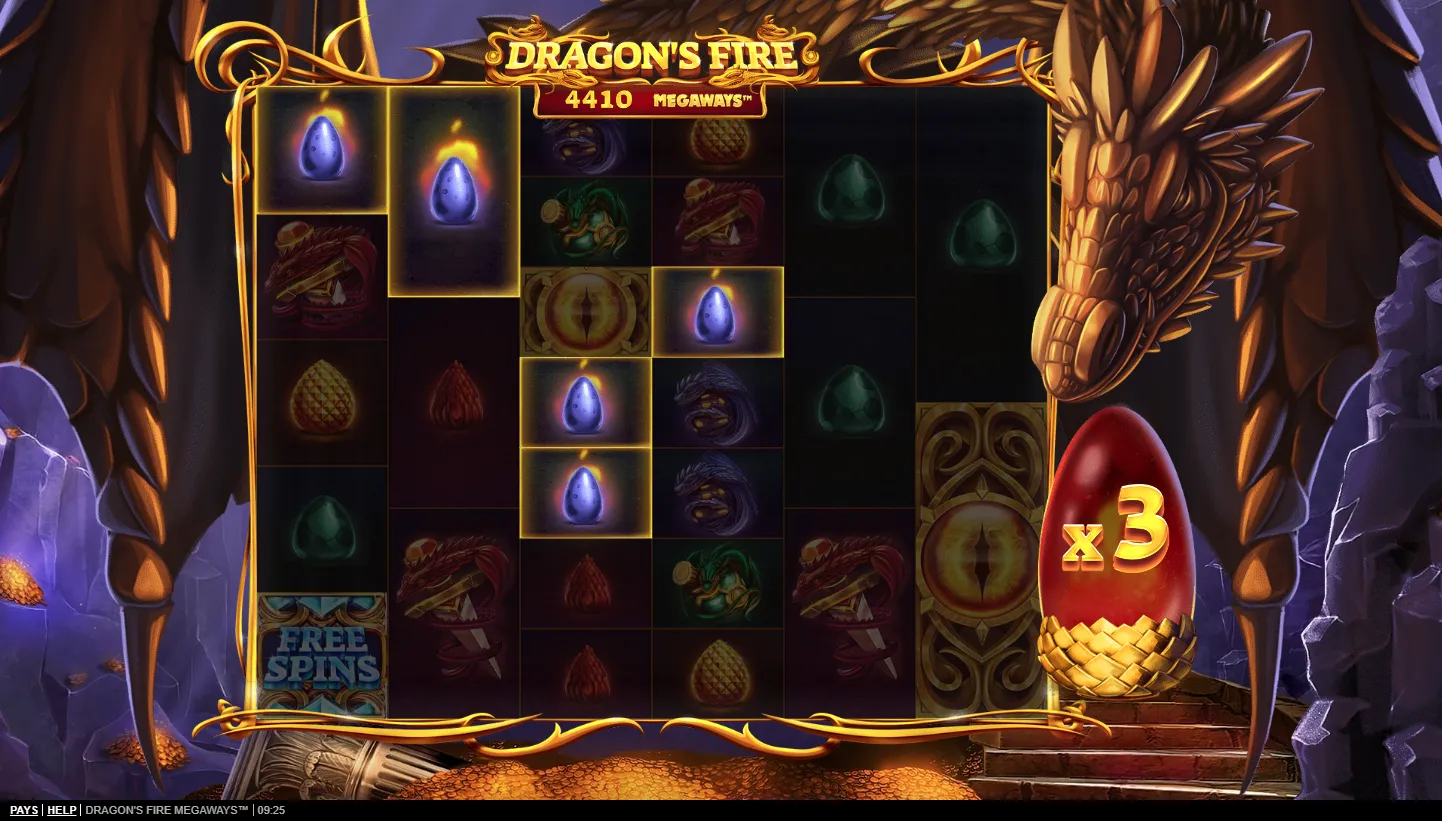 Dragon's Fire Megaways screenshot 1