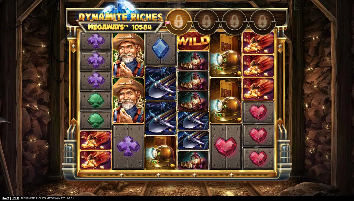 Dynamite Riches Megaways slot game