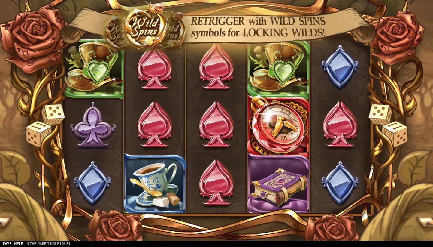 In The Rabbit Hole slot game