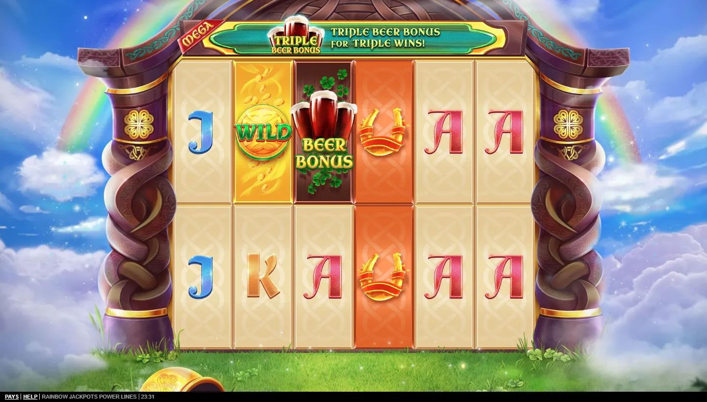 Rainbow Jackpots Power Lines screenshot 4
