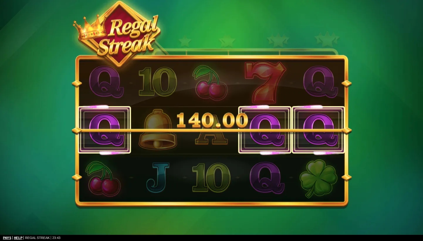 Regal Streak screenshot 1