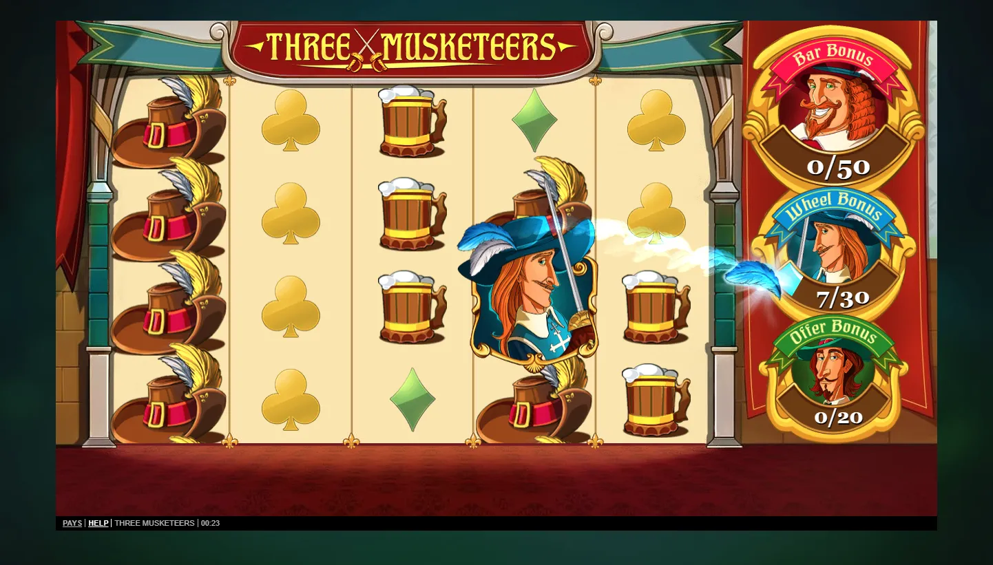 Three Musketeers screenshot 1