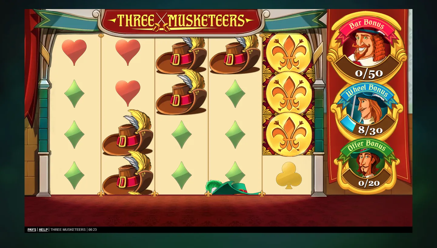 Three Musketeers screenshot 2