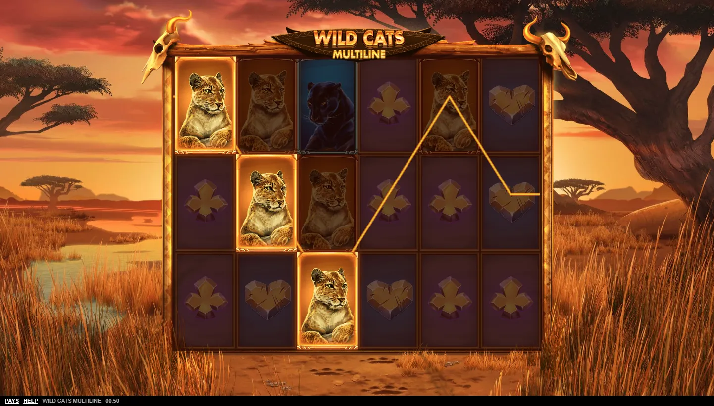 Wild Cats Multiline screenshot 1