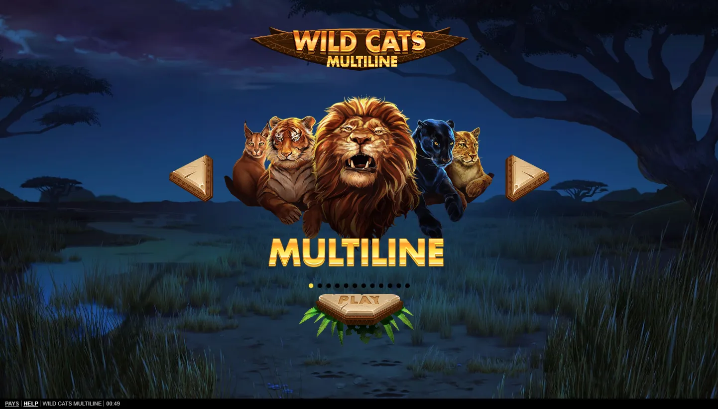 Wild Cats Multiline game preview