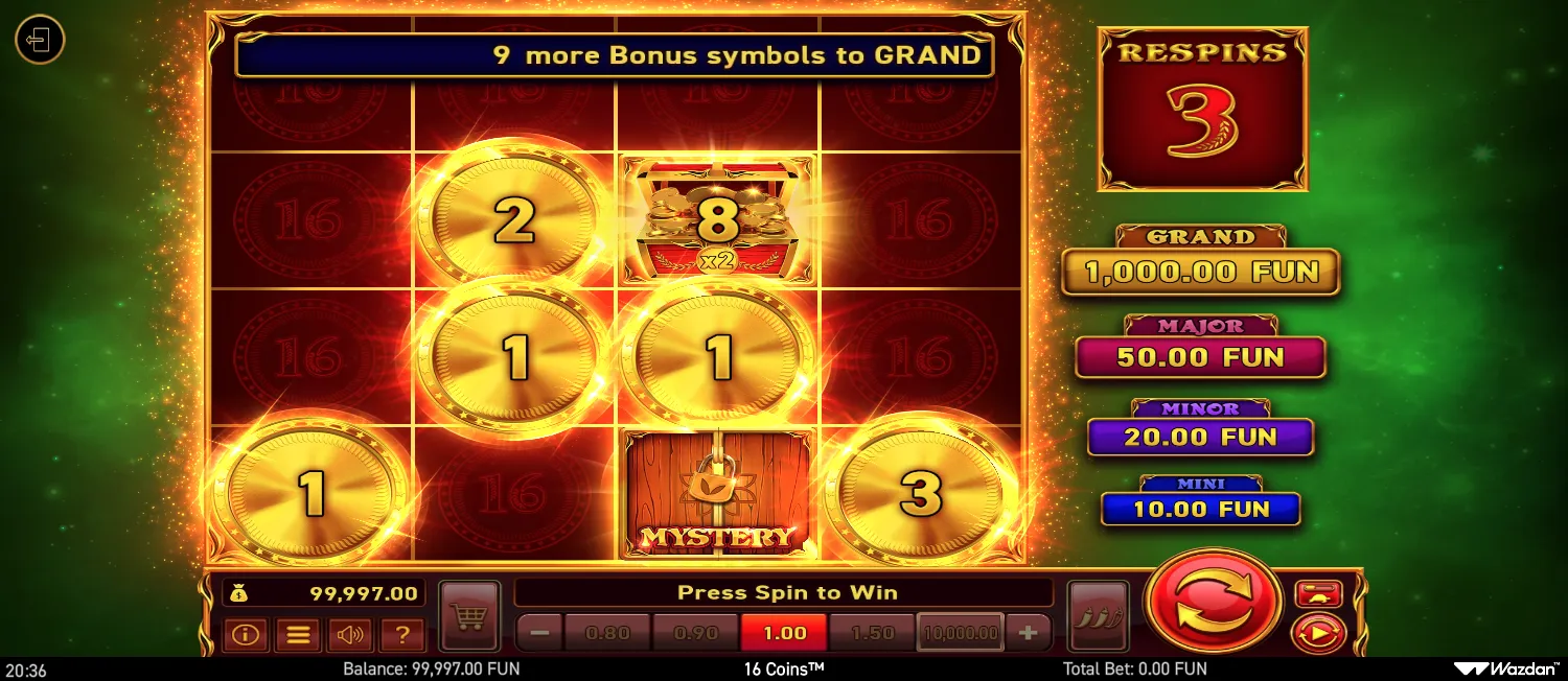 16 Coins screenshot 1