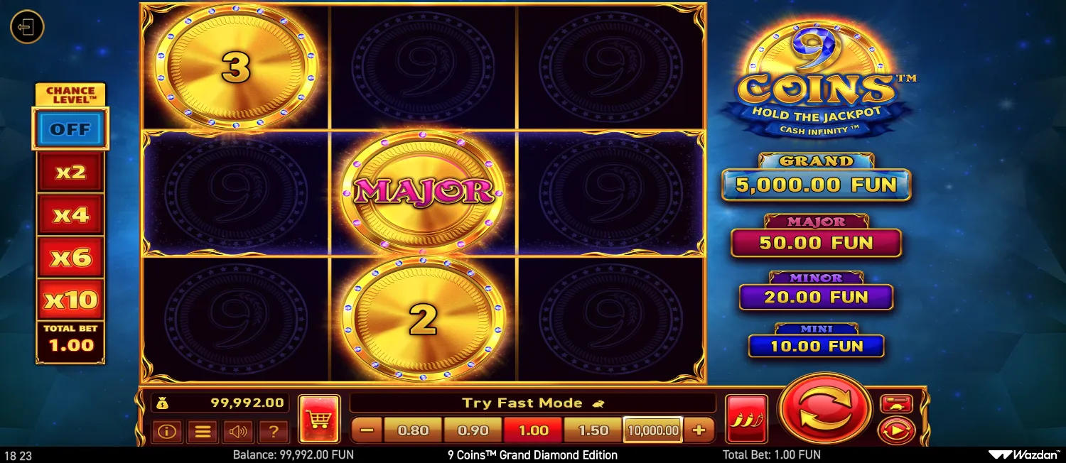 9 Coins Grand Diamond Edition screenshot 1