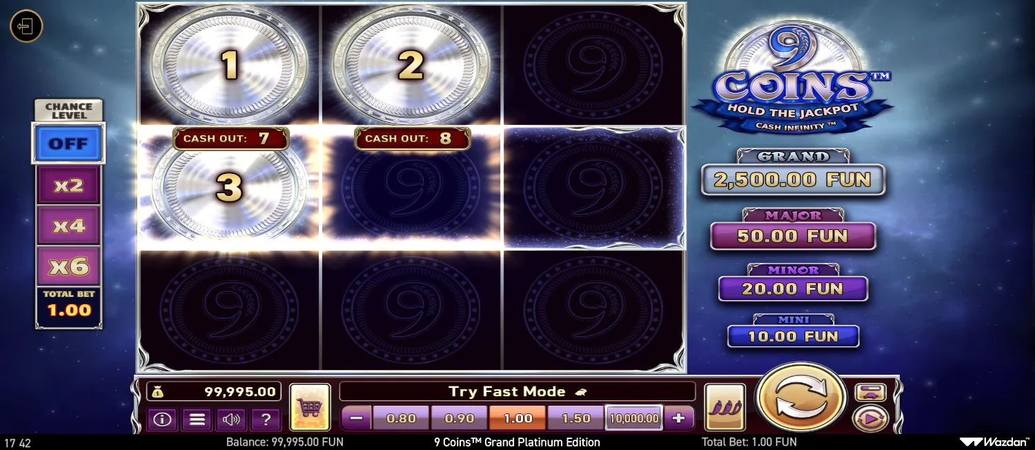 9 Coins Grand Platinum Edition screenshot 1