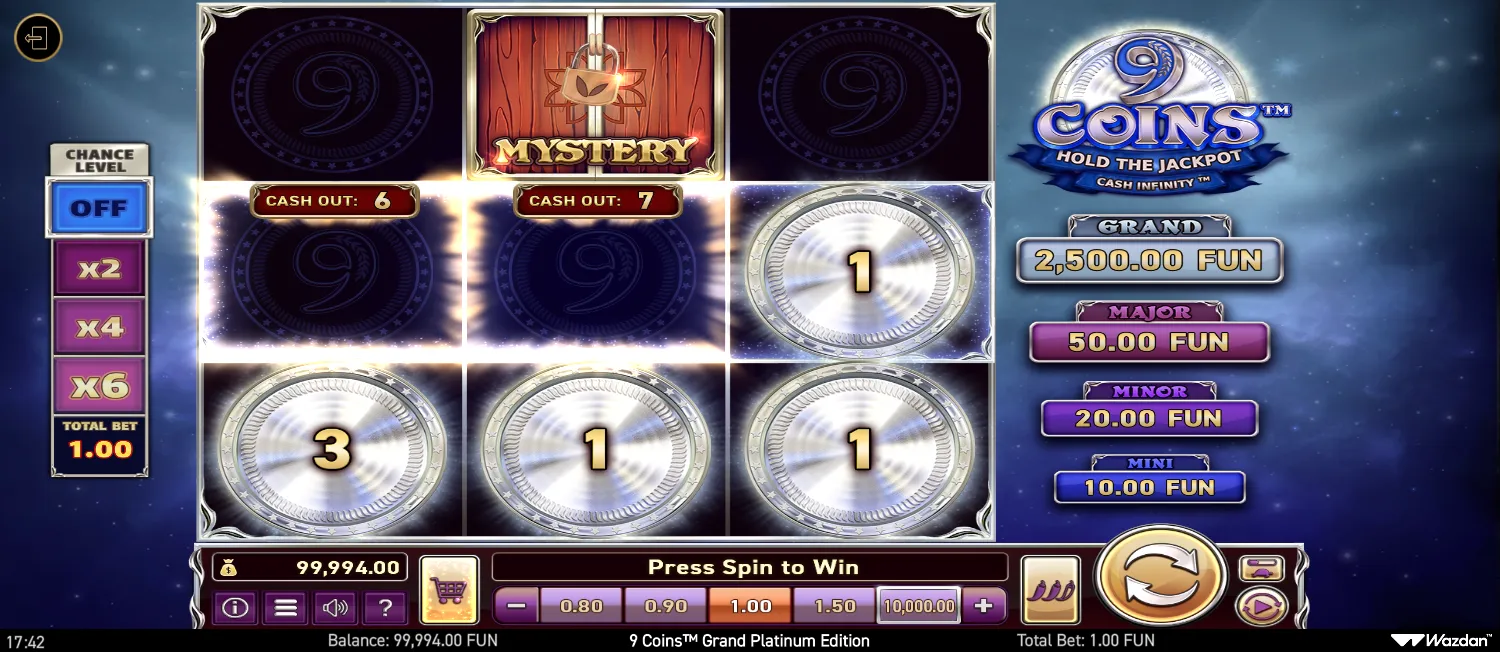 9 Coins Grand Platinum Edition screenshot 2