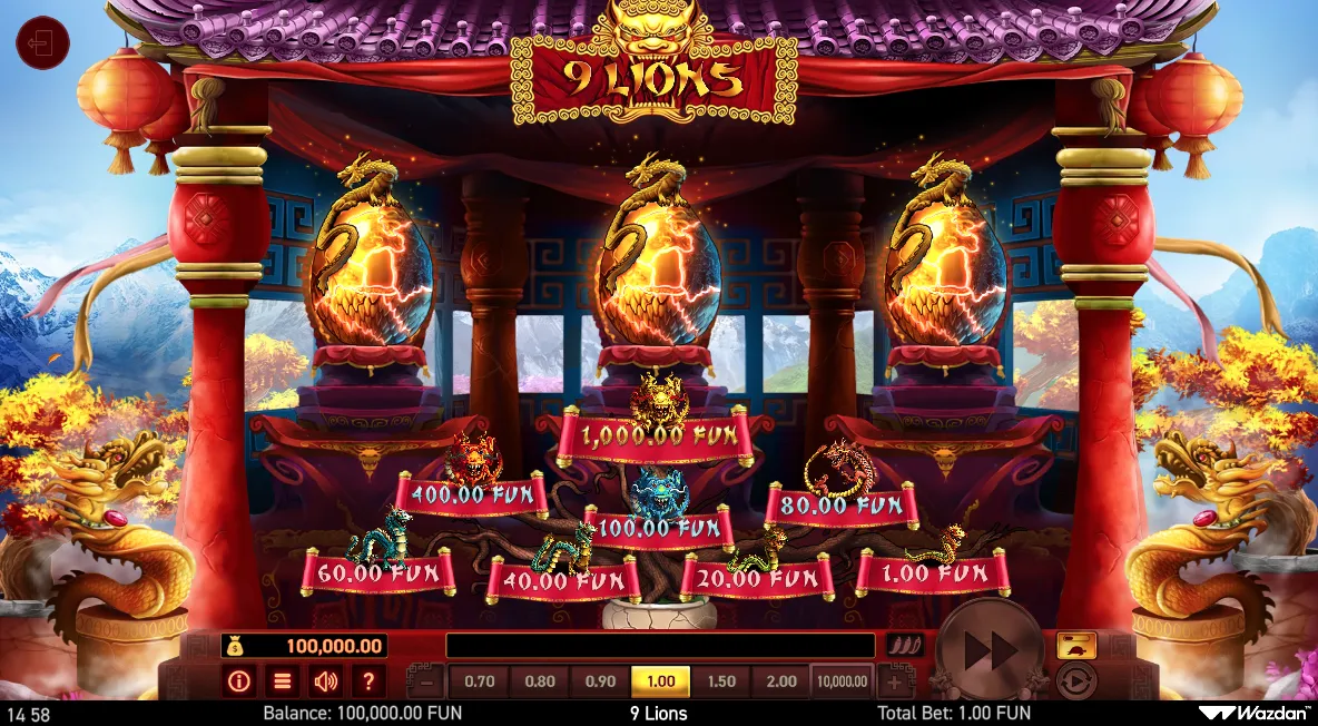 9 Lions screenshot 1