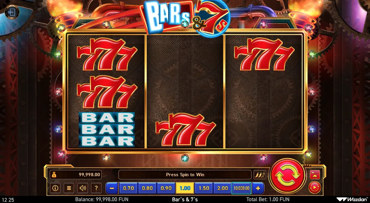 BARs and 7s screenshot 2