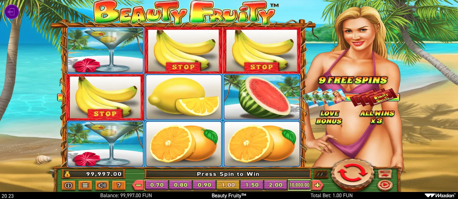 Beauty Fruity slot game