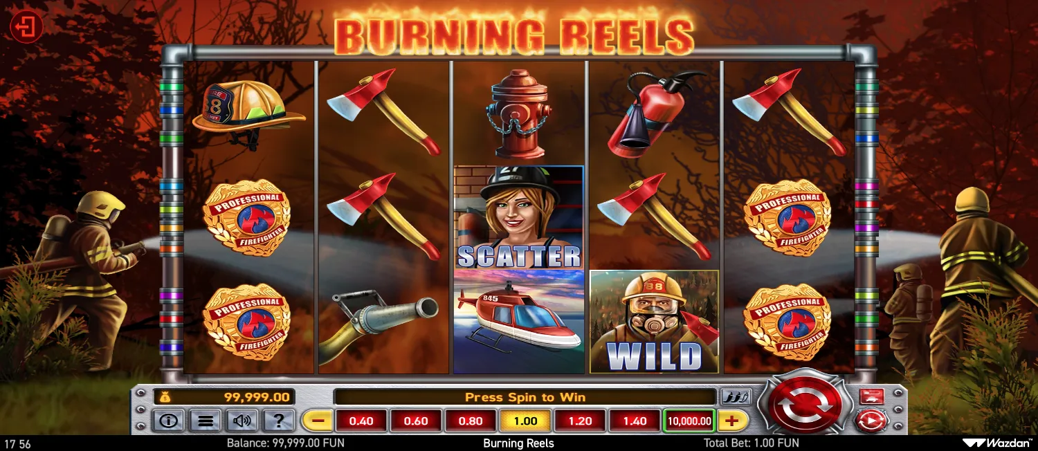 Burning Reels screenshot 1
