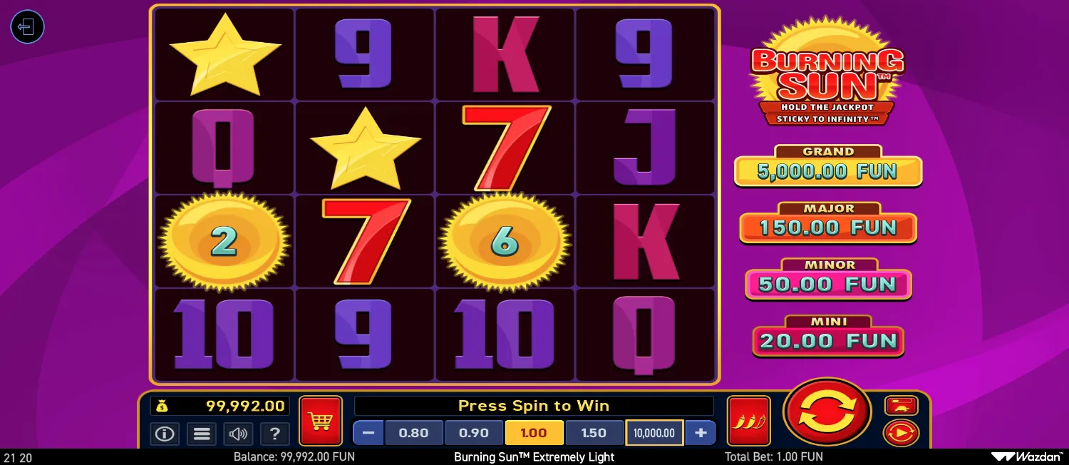 Burning Sun Extremely Light screenshot 1