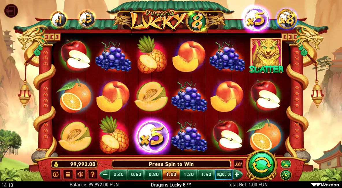 Dragons Lucky 8 screenshot 1