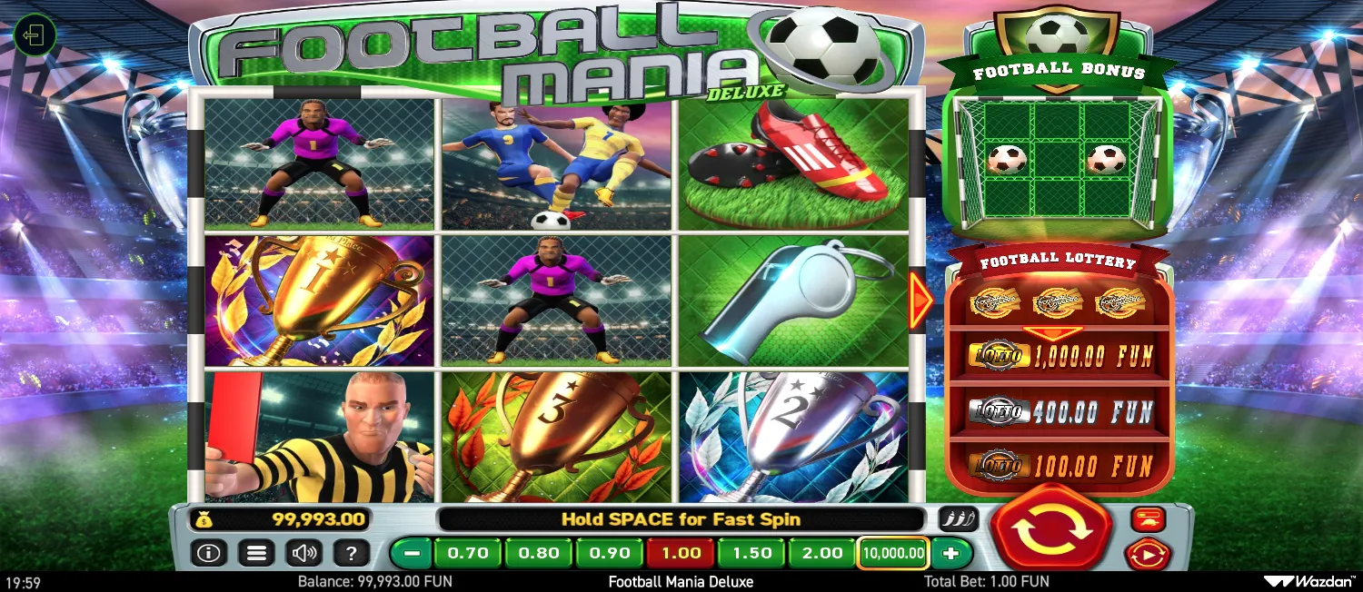 Football Mania Deluxe slot game