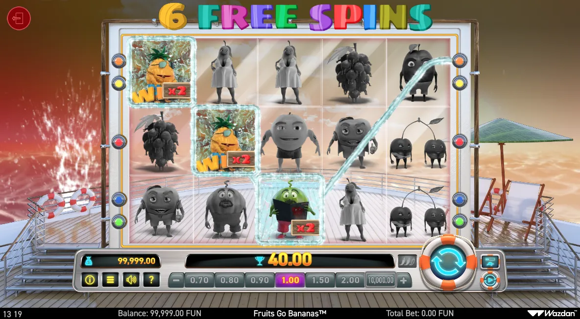 Fruits Go Bananas screenshot 1