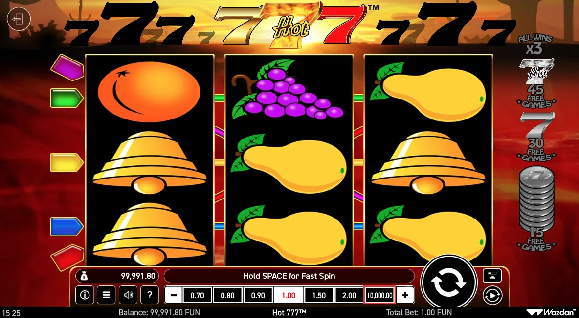 Hot 777 screenshot 1