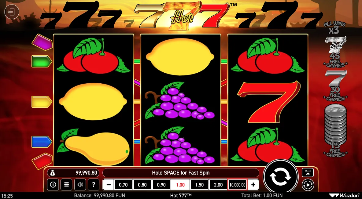 Hot 777 screenshot 2