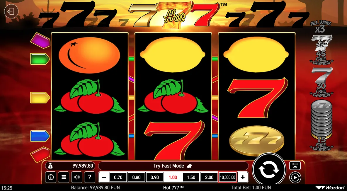 Hot 777 screenshot 3