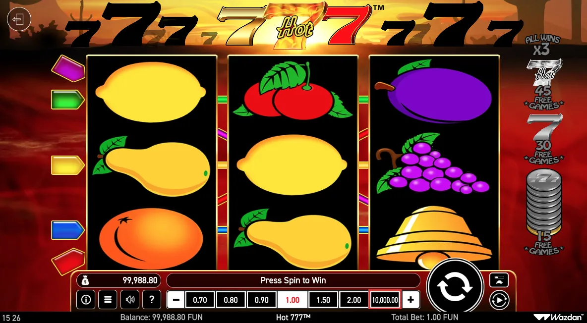 Hot 777 screenshot 4